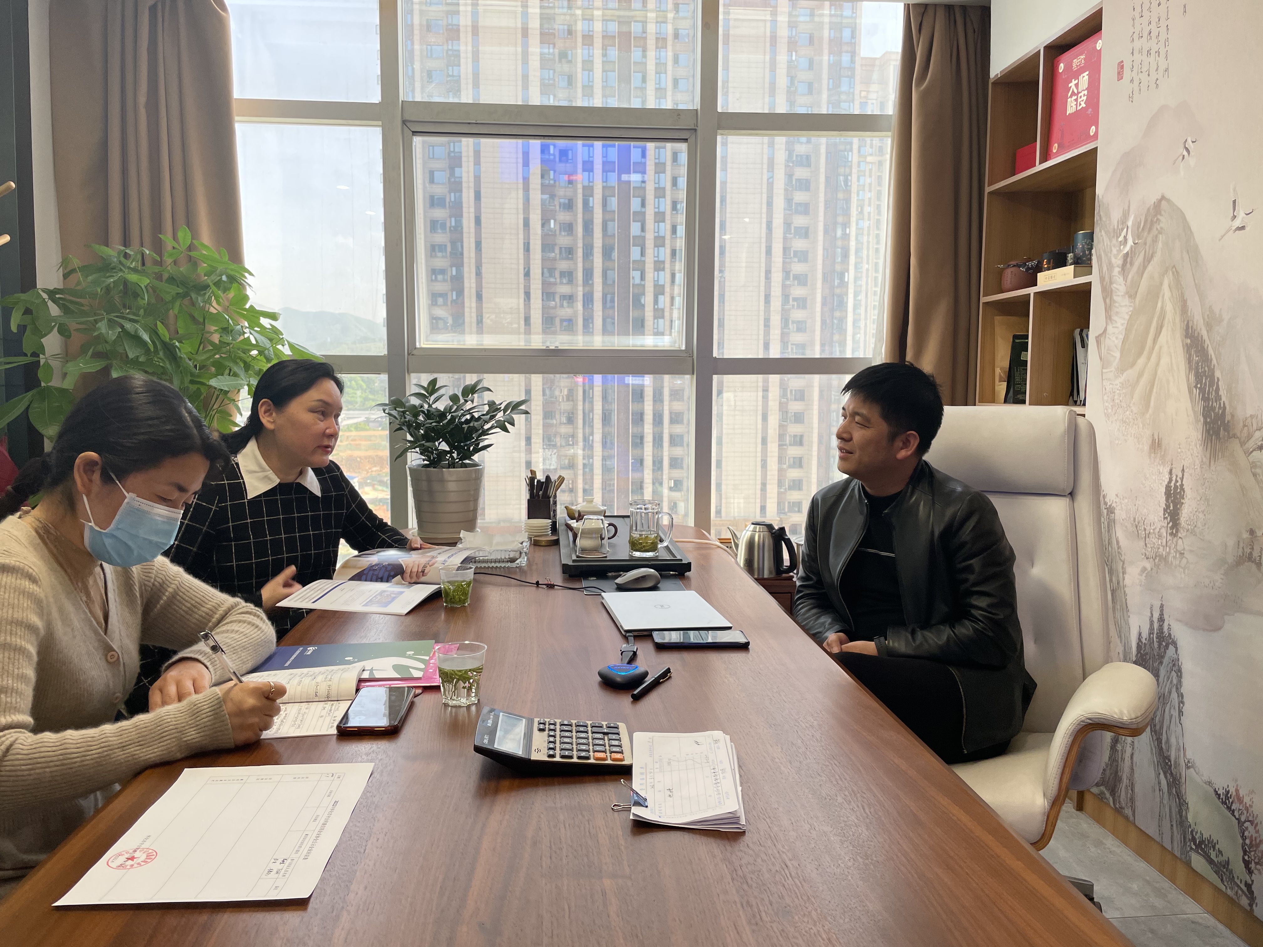 合作共贏，懷化市守重協會會長一行走訪尊豐科技